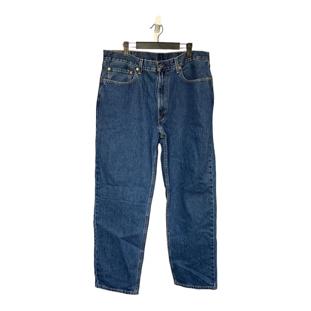 Levi's 550 Jeans 38x32 Mens Relaxed Fit Dark Stonewash 100% Cotton Tapered Leg - Picture 2 of 5